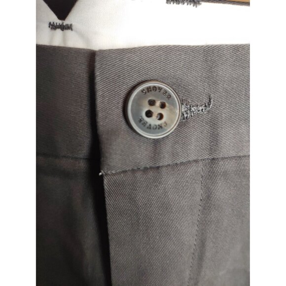Snover Men’s Dark Grey Chino Pants Straight Leg Stretch Fit Casual NWT - Picture 5 of 10
